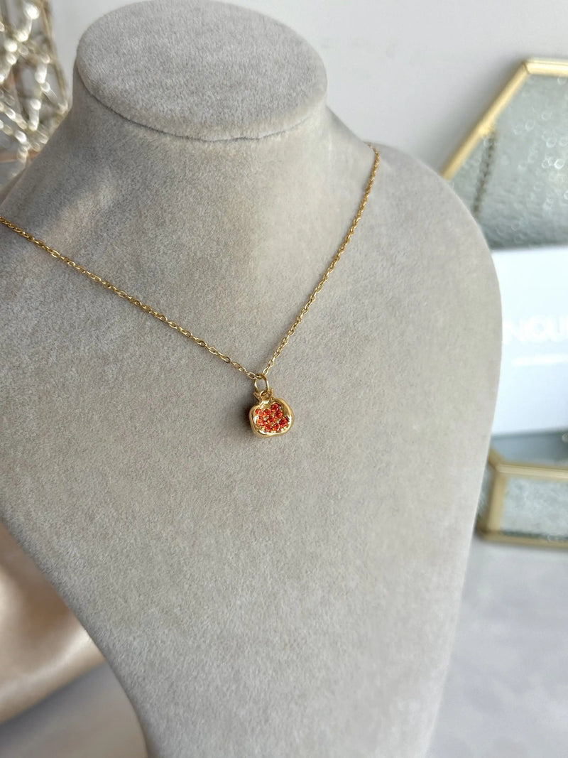 Pomegranate Prosperity Necklace