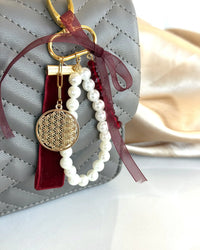 Flower of Life Bag Charm, 4 Color Options - thumbnail 4