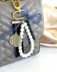 Flower of Life Bag Charm, 4 Color Options - thumbnail 3