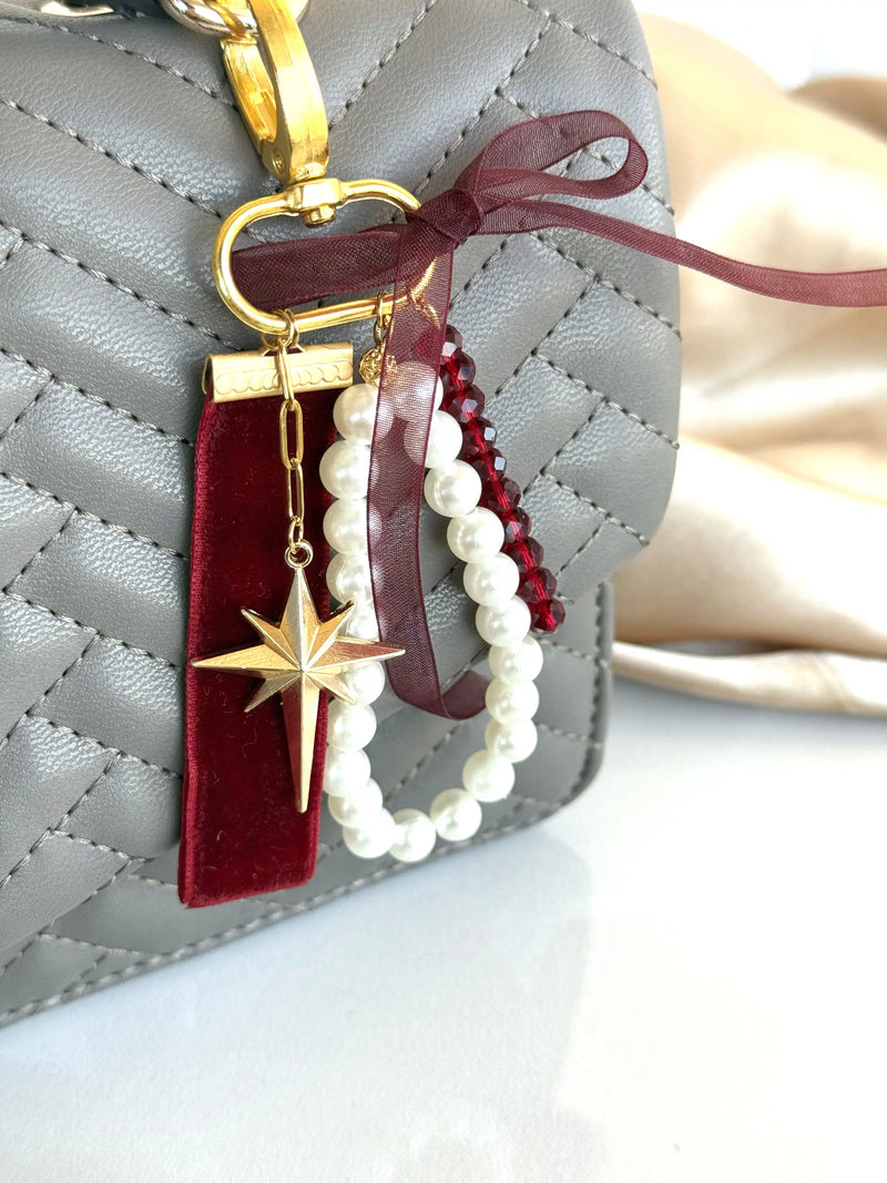 Star Bag Charm in 4 Color Options