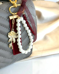 Rose Bag Charm, 4 Color Options - thumbnail 7