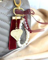 Heart-shaped Bag Charm in 4 Color Options - thumbnail 6