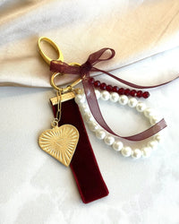 Heart-shaped Bag Charm in 4 Color Options - thumbnail 7