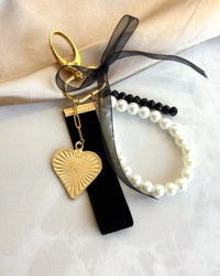 Heart-shaped Bag Charm in 4 Color Options - thumbnail 8