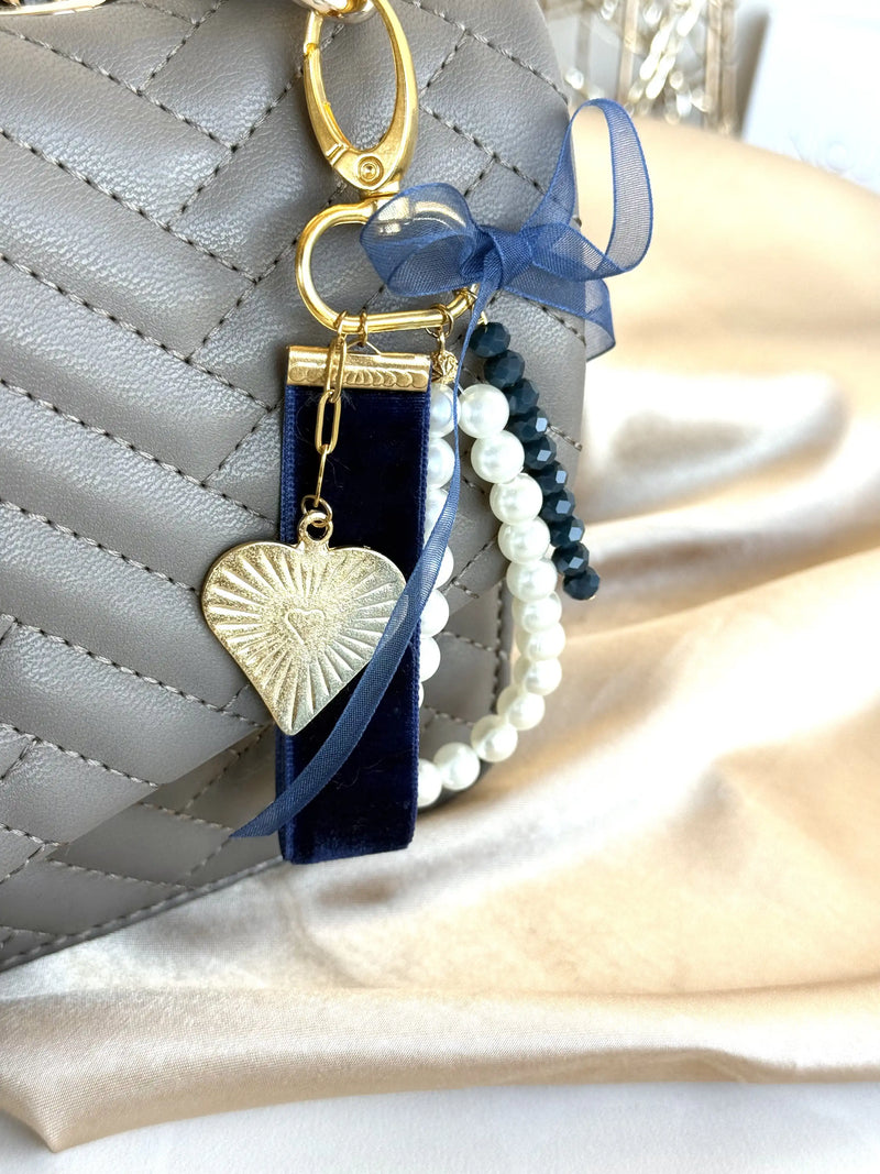 Heart-shaped Bag Charm in 4 Color Options