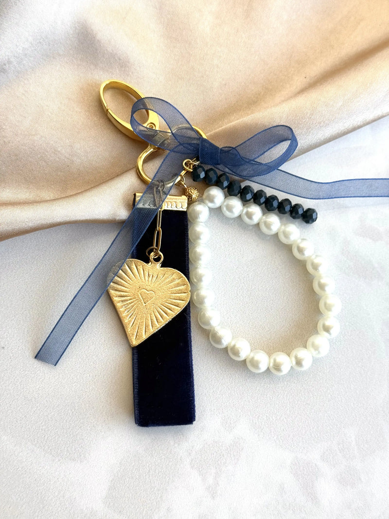 Heart-shaped Bag Charm in 4 Color Options