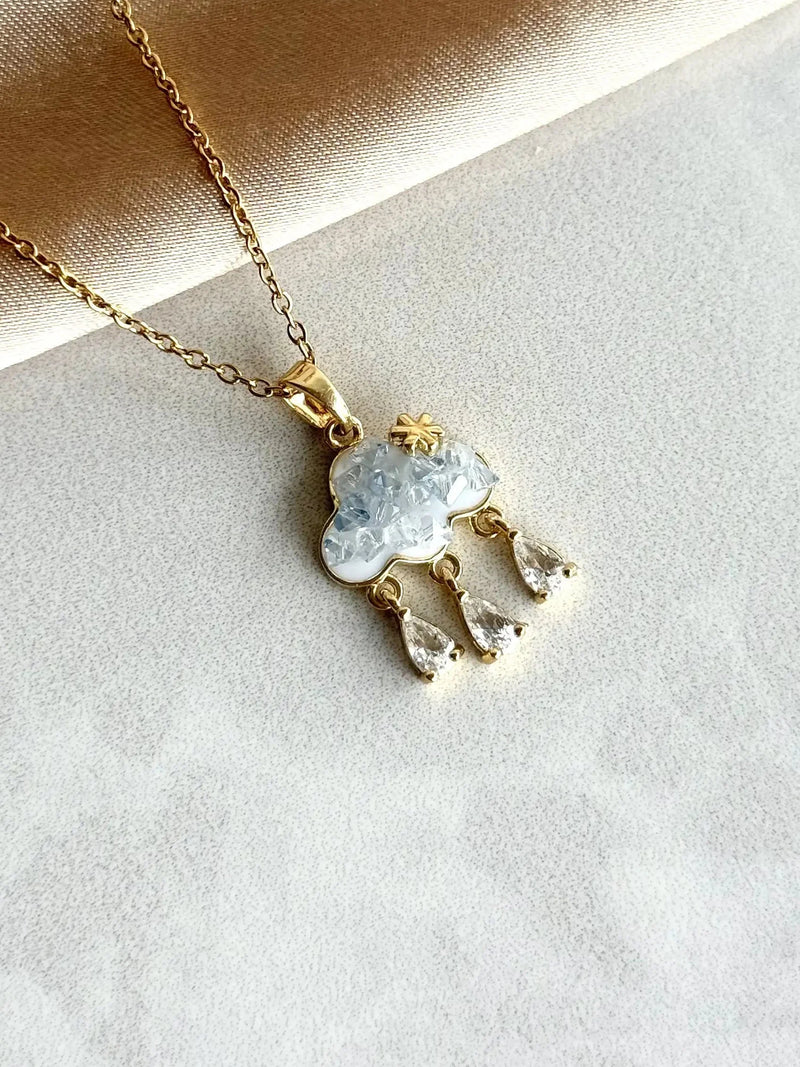 Rain Cloud Necklace