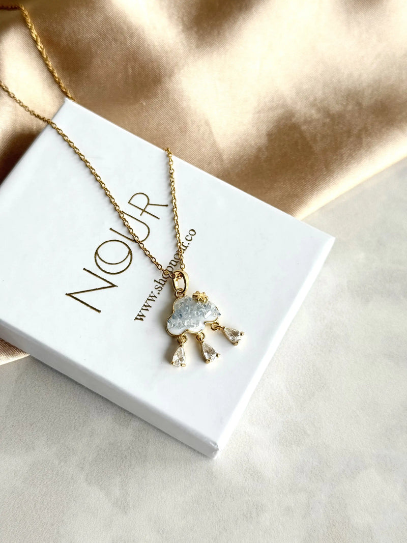 Rain Cloud Necklace