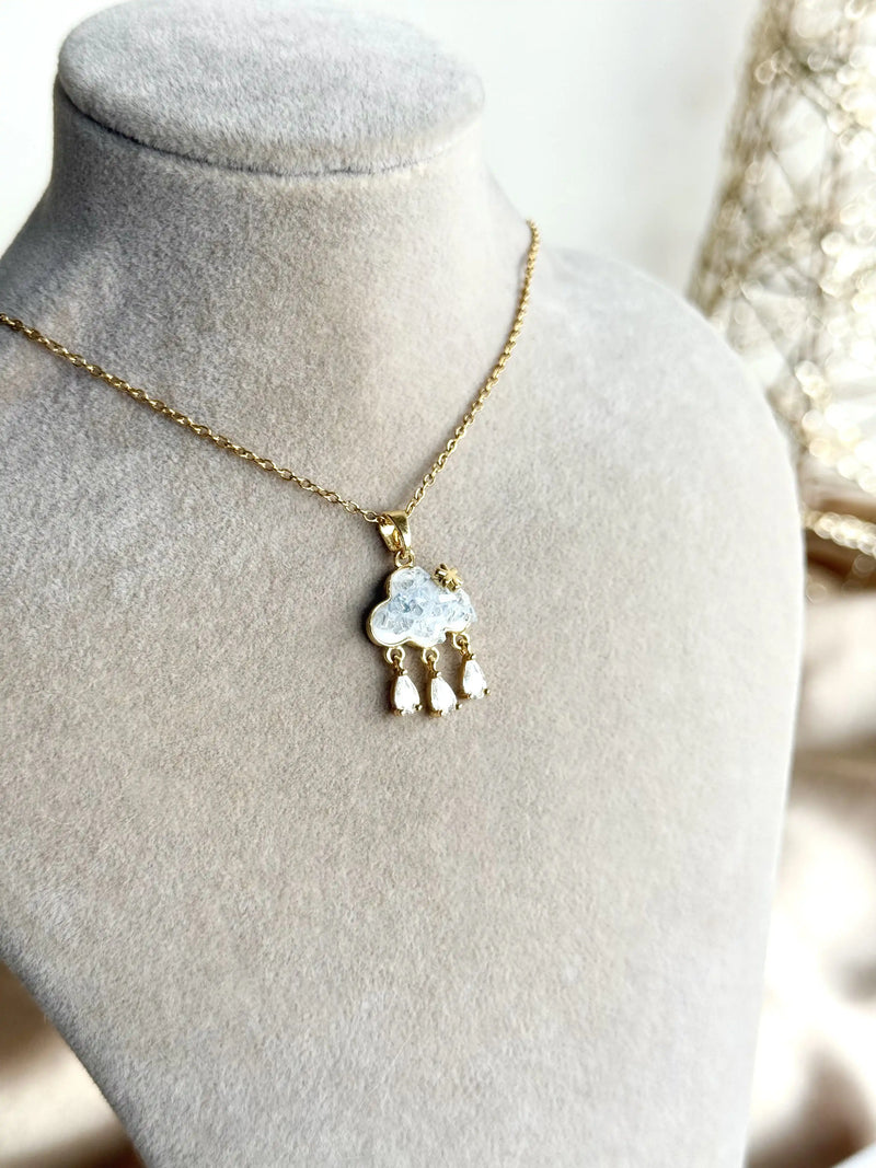 Rain Cloud Necklace