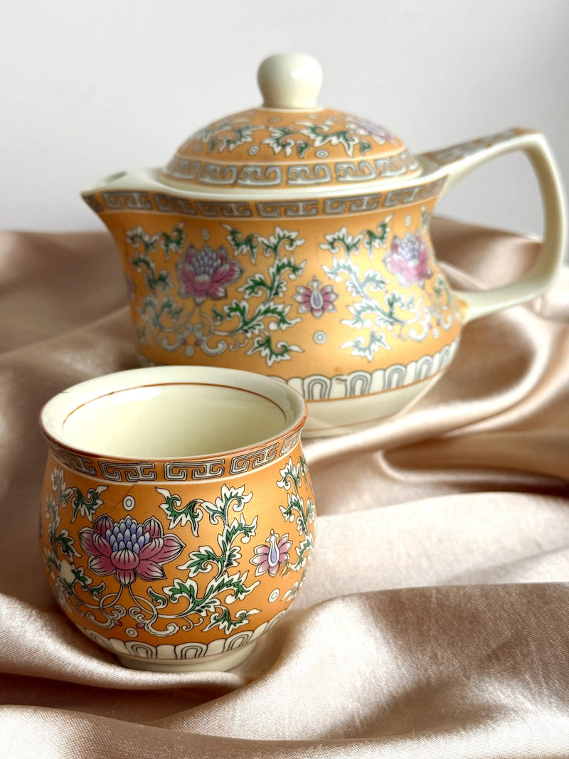 6-Cup Patterned Teapot Set