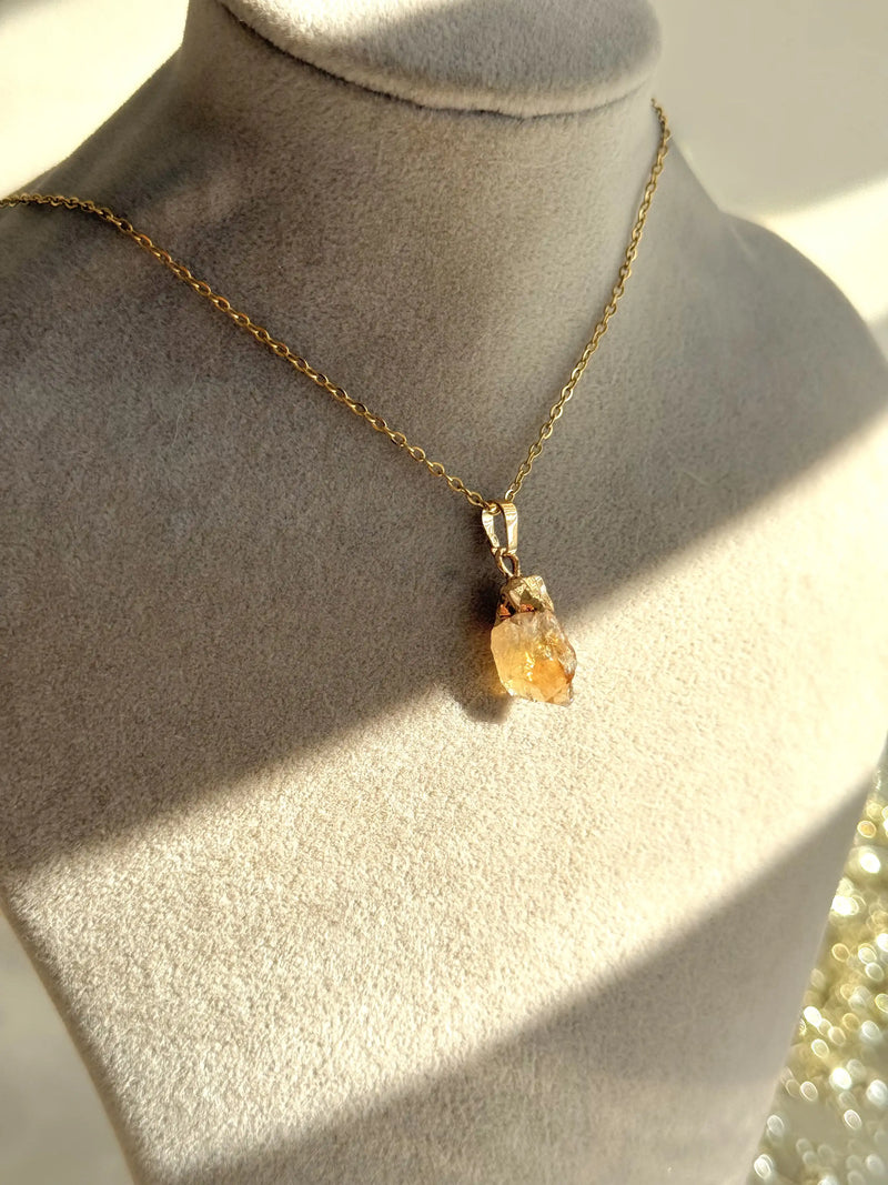 Natural Citrine Necklace