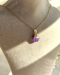 Natural Amethyst Necklace - thumbnail 1