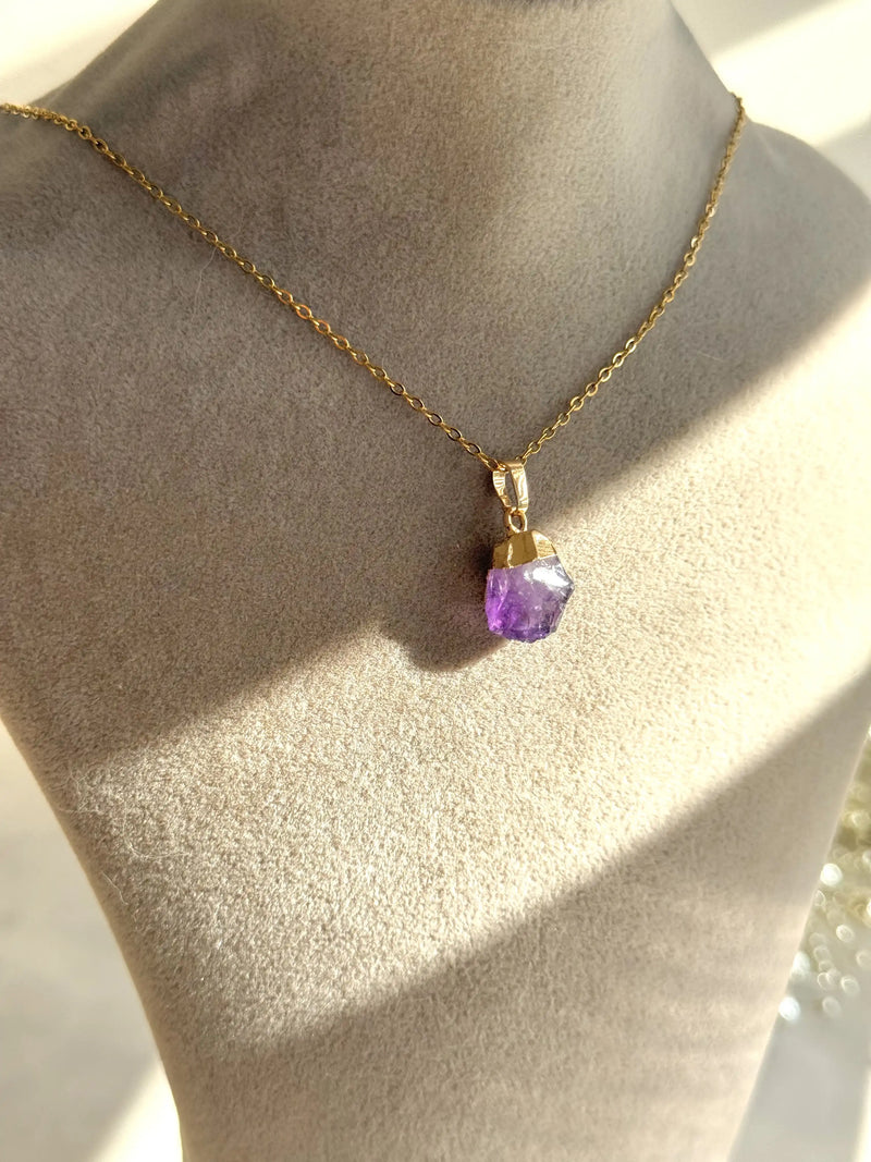 Natural Amethyst Necklace
