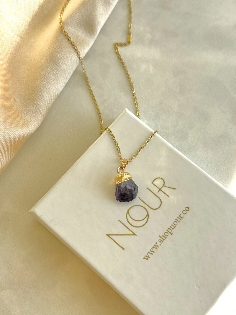 Natural Amethyst Necklace