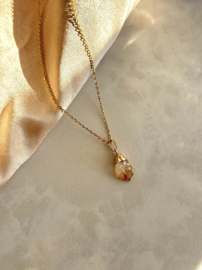 Natural Citrine Necklace