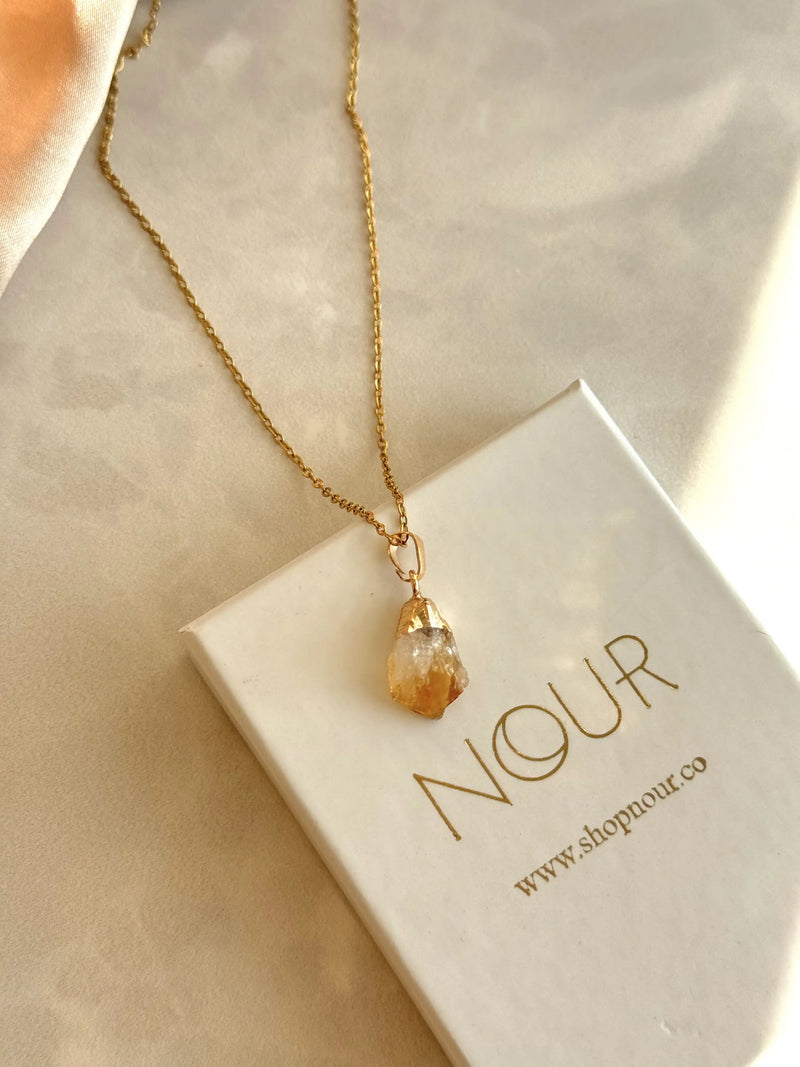 Natural Citrine Necklace