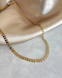 Steel Disc Chain Necklace - thumbnail 3