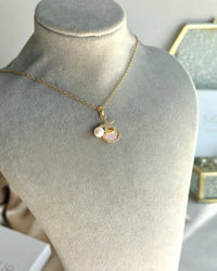 Pink Seashell Necklace - thumbnail 3