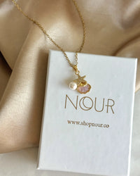 Pink Seashell Necklace - thumbnail 2