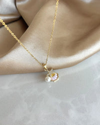 Pink Seashell Necklace - thumbnail 1