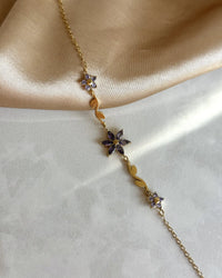 Steel Purple Lotus Bracelet - thumbnail 2
