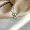 Blue Butterfly Necklace