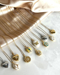 Aqua Green Stone Medallion - thumbnail 4