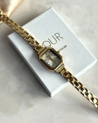 Square Stone Clock - thumbnail 1