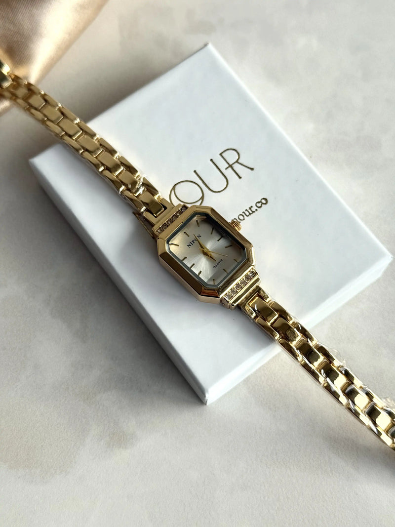 Square Stone Clock