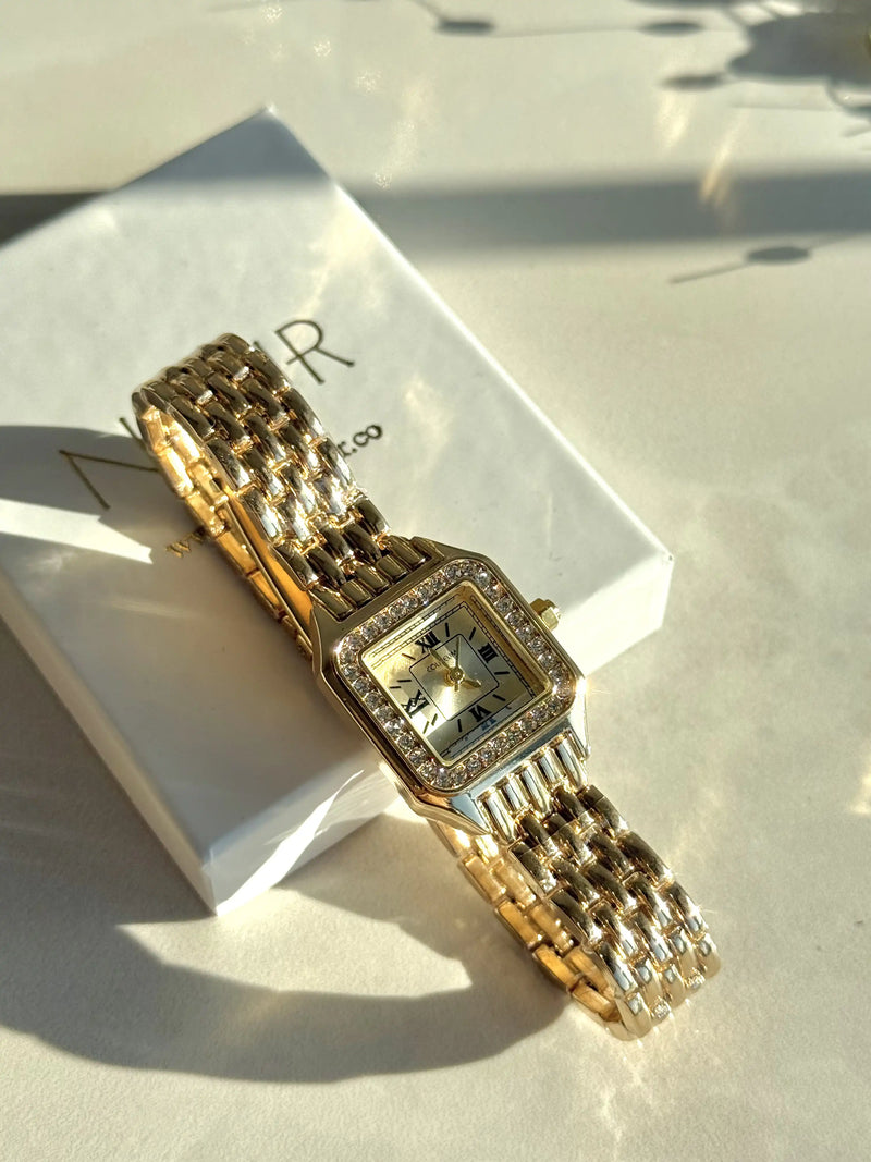 Square Trendy Stone Watch