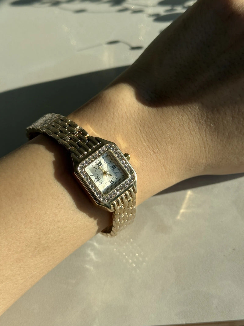 Square Trendy Stone Watch