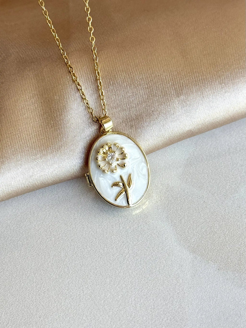 Stone Flower Medallion