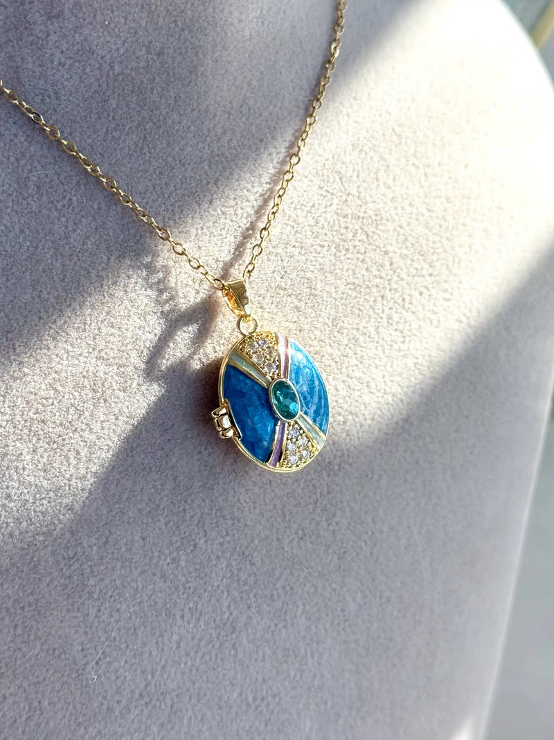 Turquoise Stone Medallion