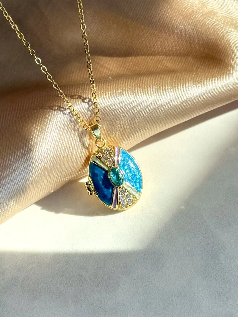 Turquoise Stone Medallion