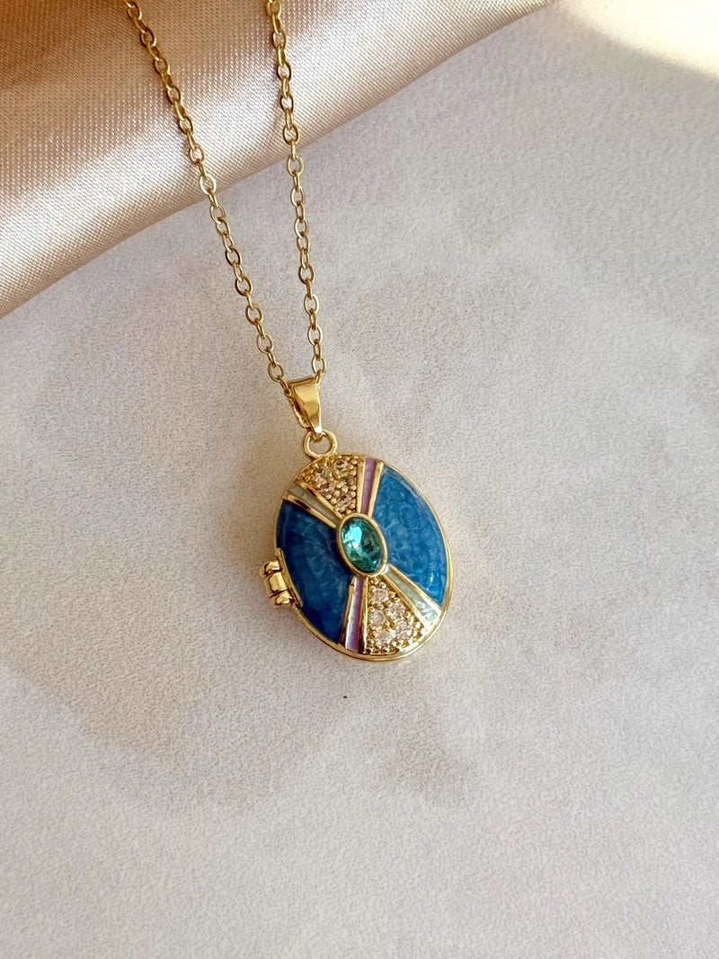 Turquoise Stone Medallion