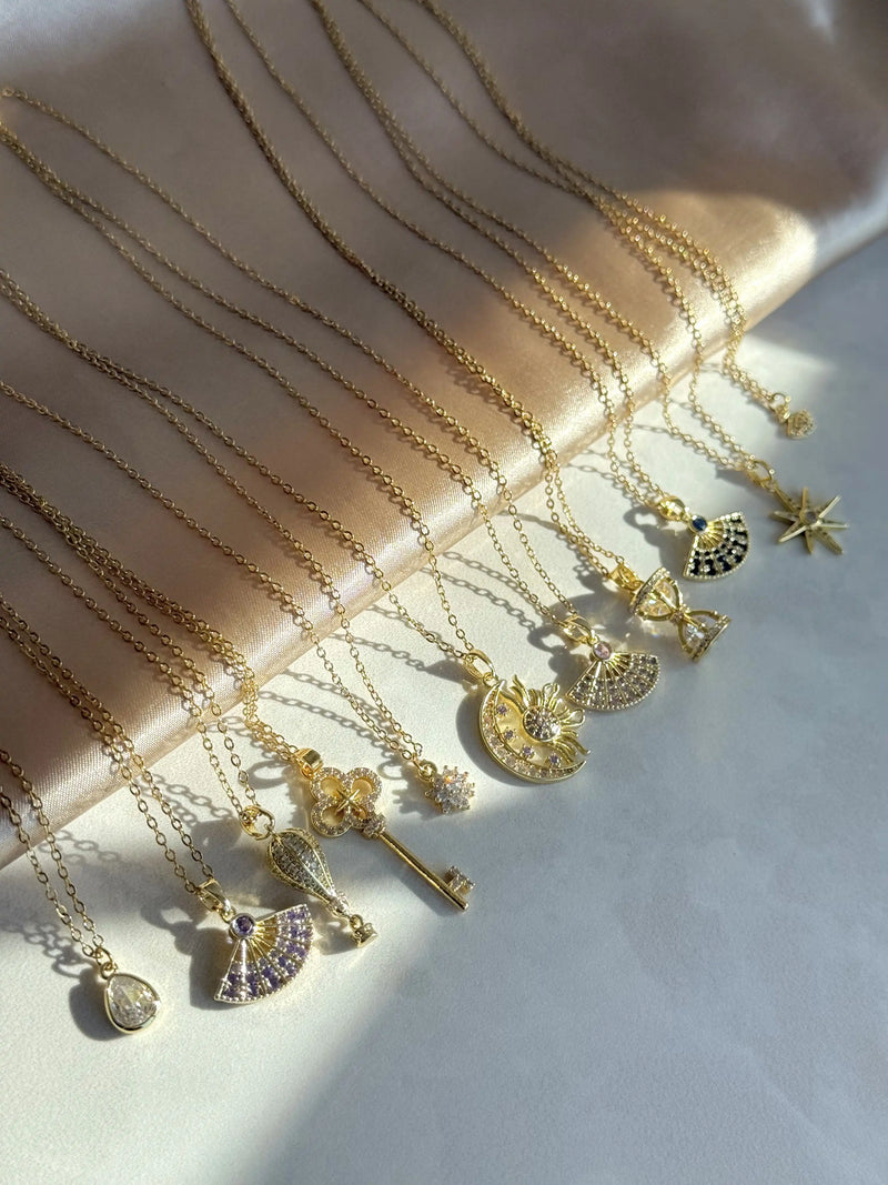 Hourglass Stone Necklace