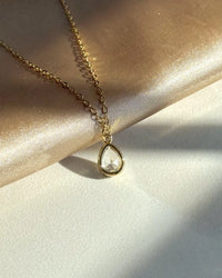 Minimalist Teardrop Necklace - thumbnail 1