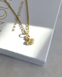 Minimal Swan Necklace - thumbnail 1