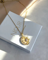 Moon and Sun Stone Necklace - thumbnail 2