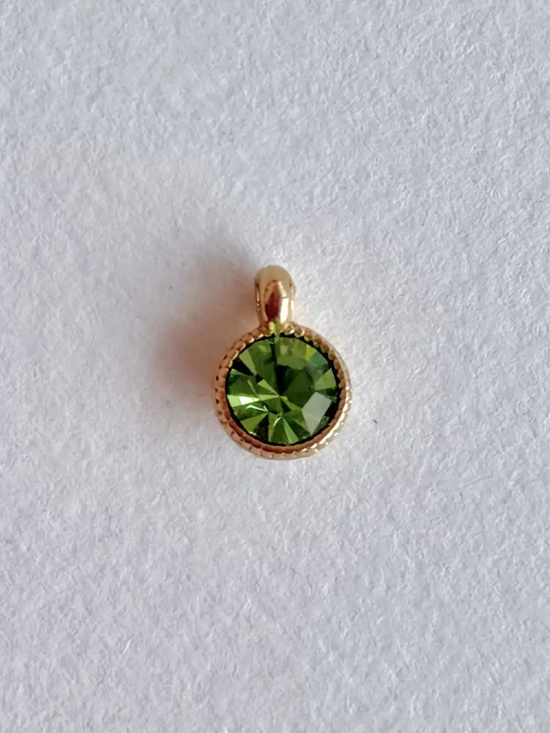 August Birthstone Charm
