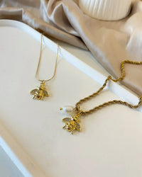 Bee Pearl Necklace - thumbnail 1
