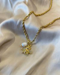 Bee Pearl Necklace - thumbnail 2