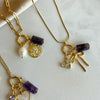 Amethyst Charm Necklaces