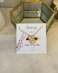 Birth Month Charm Design Necklace - thumbnail 12