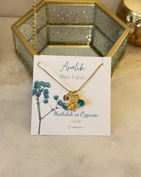 Birth Month Charm Design Necklace - thumbnail 3