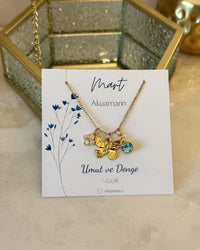 Birth Month Charm Design Necklace - thumbnail 4