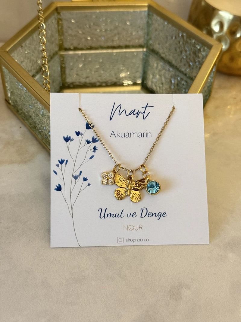 Birth Month Charm Design Necklace