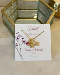Birth Month Charm Design Necklace - thumbnail 6
