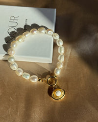 Pearl Ring Charm Bracelet - thumbnail 2