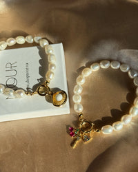 Pearl Ring Charm Bracelet - thumbnail 5